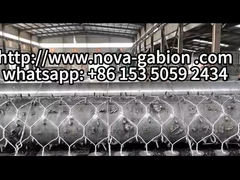 หกเหลี่ยม Woven Mesh River Control ก๊าบิออนกระเป๋าสําหรับการป้องกันชายฝั่ง