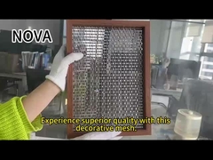 การตกแต่งโลหะ Mesh สแตนเลส สามารถปรับปรุงห้องแบ่ง