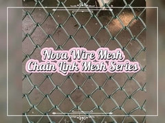 เครื่องรางโซ่เคลือบพลาสติก Mesh / Heavy Duty Chain Link Fencing เครื่องรางโซ่เคลือบพลาสติก
