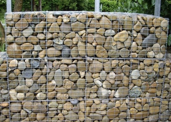 3x1x1m 60x80mm Retaining Wall Gabion Baskets ทนทาน