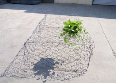 Durable Hexagonal Wire Stone Baskets / Woven Wire Stone Cages Nova-108