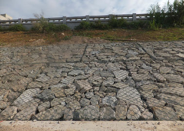 การกัดเซาะควบคุมที่นอน  Gabion ที่นอน / ทอตาข่าย Gabions Pvc เคลือบ