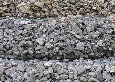 กรงหิน Gabion ชุบสังกะสีสำหรับการป้องกันการกัดเซาะและเก็บดิน