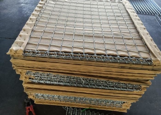 เนื้อผงจีโอเท็กสติล น้ําหนัก 300 กรัม/เมตร2 หุ้มผนังอาคารทราย ขนาด 76.2x76.2 มม ความแข็งแรงสูง