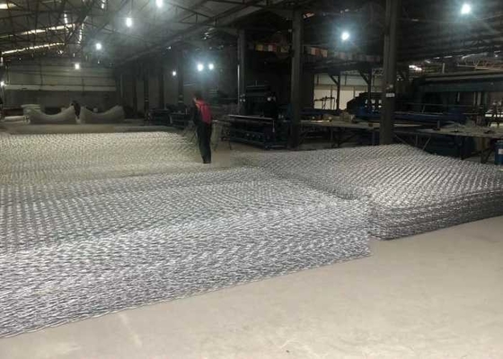 พีวีซีเคลือบเป็นมิตรกับสิ่งแวดล้อม  Gabion Mattress Protection
