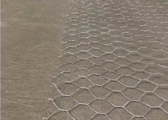ที่นอน  Gabion ที่ทนทาน 3.0 มม. - 4.0 มม. เส้นผ่านศูนย์กลางลวดหกเหลี่ยม