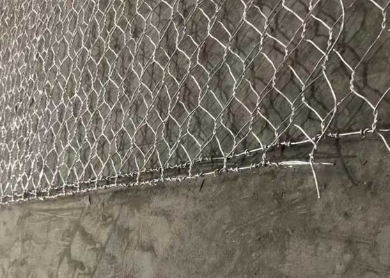 ที่นอน  Gabion ที่ทนทาน 3.0 มม. - 4.0 มม. เส้นผ่านศูนย์กลางลวดหกเหลี่ยม