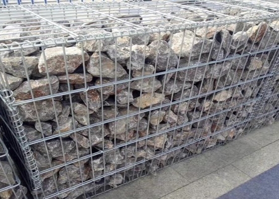 3x1x1m 60x80mm Retaining Wall Gabion Baskets ทนทาน