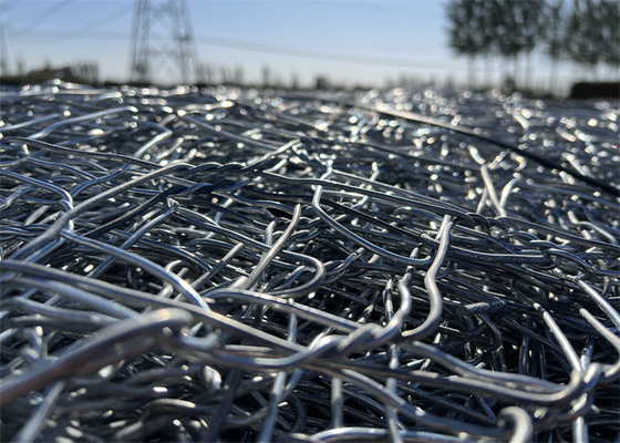 1m*1m*2m ความแข็งแรงในการดึงสูง PVC โพลีเมอร์เคลือบ Gabion Wire Mesh หินกรง