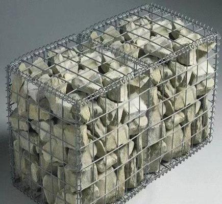 ประหยัด Hexagonal welded Mesh กระเป๋าสตางค์ Gabion สําหรับการยึดกําแพง