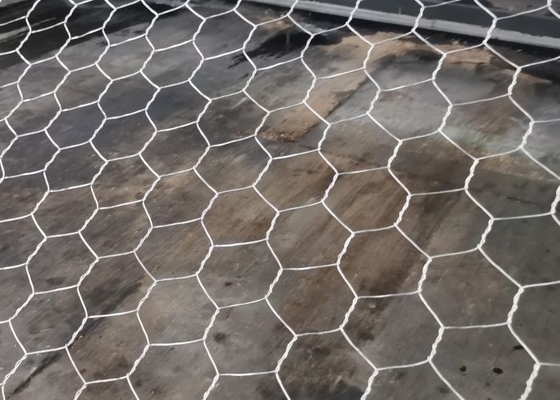 1m*1m*2m ความแข็งแรงในการดึงสูง PVC โพลีเมอร์เคลือบ Gabion Wire Mesh หินกรง