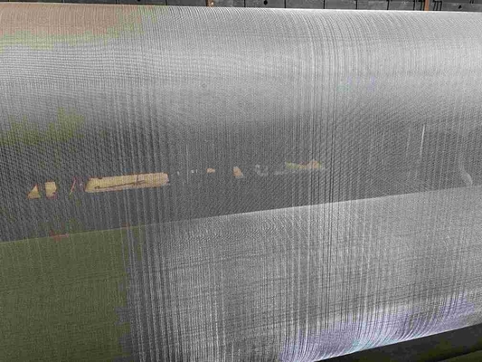 ผ้าสกรีนเมทัลลิกสแควร์ เครื่องประดับเครือสาย สแตนเลส Weave Wire Mesh