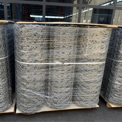 สายเหล็ก Gabion Wire Mesh Rolls 80x100 ขนาดหลุม กว้าง 2.70mm สาย