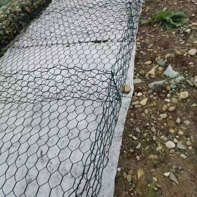 กระเป๋าสตางค์กล่อง Gabion โลหะ Wire Mesh กระเป๋าสตางค์, เครือข่าย Hexagonal สําหรับการควบคุมการละลาย