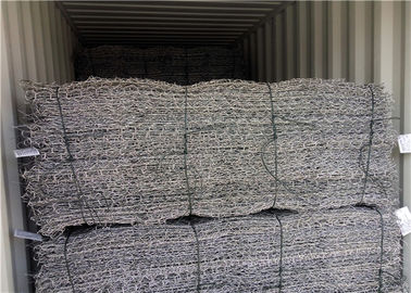 PVC ผิวเคลือบกล่อง Gabion กระปุกสําหรับการมั่นคงและการป้องกัน