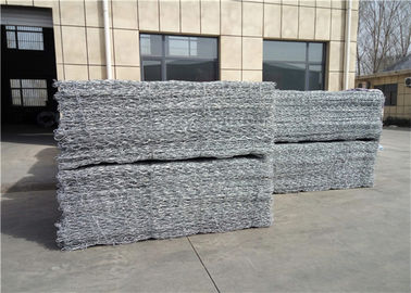 PVC ผิวเคลือบกล่อง Gabion กระปุกสําหรับการมั่นคงและการป้องกัน