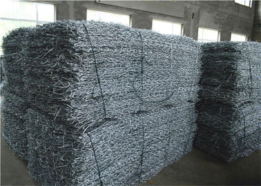 ขนาด Mesh 100mmx120mm ซีนก์เคลือบก๊าบิออนกระปุกสําหรับการป้องกันริมน้ํา