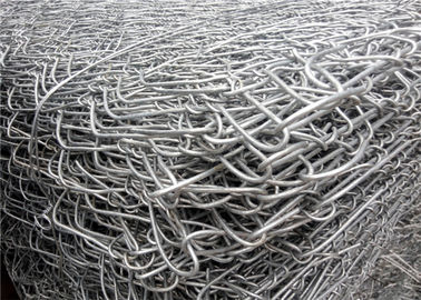สะอาดต่อสิ่งแวดล้อม สายเหล็กกระดาษ Gabion กระเป๋า PVC ผิวเคลือบ วิธีการก่อสร้างง่าย การควบคุมน้ําท่วม Gaibon กระเป๋า