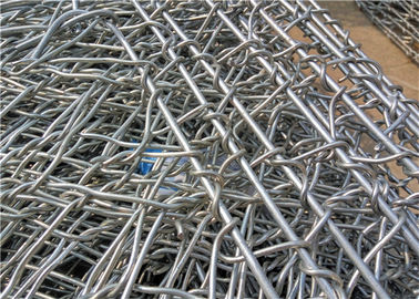 จุ่มร้อน Gabion ชุบสังกะสี Gabion เขื่อนป้องกันน้ำท่วมความแข็งแรงสูง