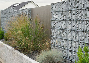 ตาข่ายรอยจุ่มร้อน Gabions รูปร่างรูสี่เหลี่ยมสำหรับการหุ้มสถาปัตยกรรม