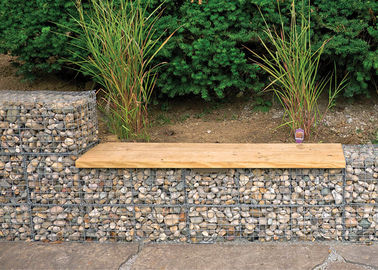 Gabions ตาข่ายรอยคงทน / กำแพงกรงลวดหินนำไปใช้กับการจัดสวน