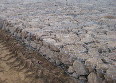 ที่นอนเรโน Gabion หนักชุบสังกะสี / Galfan เคลือบ Gabions รอยตาข่าย