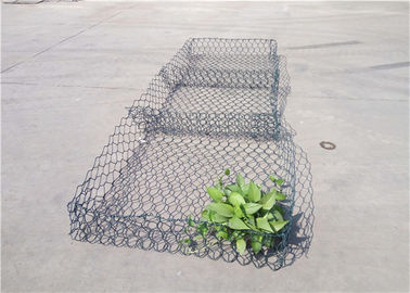 Gabions กั้นแม่น้ำและ PVC ed ประกอบได้อย่างง่ายดาย