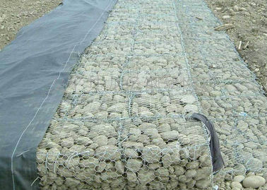 การกัดเซาะควบคุมที่นอน  Gabion ที่นอน / ทอตาข่าย Gabions Pvc เคลือบ