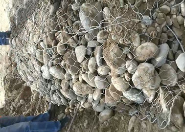 กระสอบหินลวดผนังกรง Gabion Columniform กระเป๋าทอตาข่าย ISO9001 ได้รับการอนุมัติ