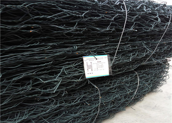 เตียงก๊าบิออนเคลือบ PVC ที่ทนทานต่อการกัดกร่อน เพื่อควบคุมน้ําท่วมและการเคลื่อนไหวของดิน