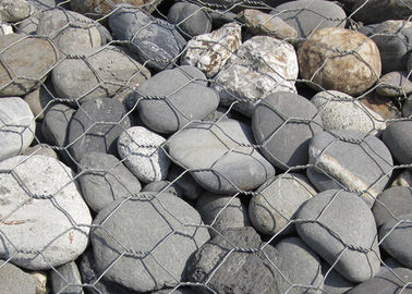 กรงหิน Gabion ชุบสังกะสีสำหรับการป้องกันการกัดเซาะและเก็บดิน