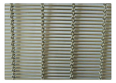 ทอรั้วลวดตาข่ายตกแต่งสำหรับสถาปัตยกรรม 0.2mm-4mm ลวดเส้นผ่าศูนย์กลาง