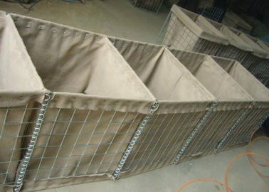 3 มิลลิเมตร ทหารป้องกันอุปสรรค / ทรายอุปสรรค กล่อง Mesh Gabion