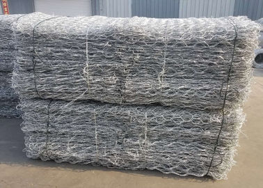 PP Geobags ทางหลวง Greening วิศวกรรมตะกร้าโลหะ Gabion โลหะสังกะสี