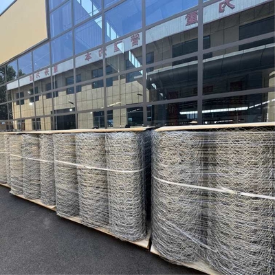 สายเหล็ก Gabion Wire Mesh Rolls 80x100 ขนาดหลุม กว้าง 2.70mm สาย