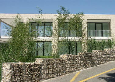 Gabions ตาข่ายเชื่อมสังกะสี / Galfan เคลือบใช้สำหรับกล่อง Gabion ทางเดิน
