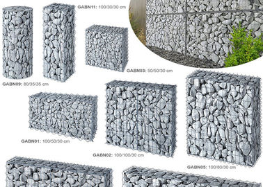 เป็นมิตรกับสิ่งแวดล้อมรอยตาข่าย Gabions กล่องป้องกันการกัดกร่อน Gabion ชาวไร่สำหรับลาน