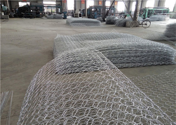 ตะกร้าโลหะ Gabion ปฏิบัติ, สังกะสีลวดกล่องเคลือบกำแพงกันดิน